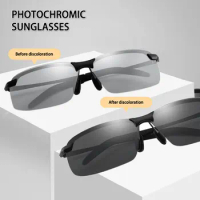 Driving Goggles Photochromic Polarized Sunglasses Car Night Vision Unisex Sun Glasses UV 400 Anti Glare Protection Sunglasses