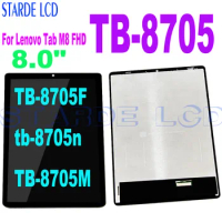 Original 8.0" inch LCD For Lenovo Tab M8 FHD TB-8705F tb-8705n TB-8705 LCD Display Touch Screen Digitizer Assembly Replacement