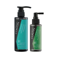 【CONTIN 康定】酵素極萃豐盈洗髮乳 300ml+康定極萃養髮液120ml(細軟髮/偏油性頭皮適用/含酵素植萃