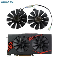 87MM FDC10U12S9-C P106-100 GTX1060 GTX1070 GPU Fan，For ASUS AREZ RX 470 570 580 SI EXPEDITION OC Video Card Cooling Fan