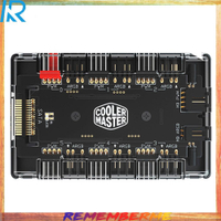 Rem-Cooler Master 1 至 6 風扇集線器分配器 4Pin PWM 3Pin 可地址 RGB 適配器