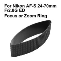 For Nikon AF-S 24-70mm F/2.8G ED Zoom Rubber Ring / Focus Rubber Ring Camera Accessories Repair Part