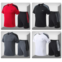 Sports Jersey De Basketball Uniform for Men Breathable Short Sleeve Outdoor Football Uniforms 2pcs Set Gym Suit Running Dry Fit