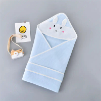 New baby quilted cotton blanket for spring and autumn, warm and comfortable cartoon design, maternit