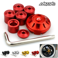 【LANZHAO】偉士牌 VESPA  春天 衝刺 LX GTS 改裝輪轂蓋 車輪裝飾蓋 布丁蓋 一套 前輪飾蓋 輪軸蓋