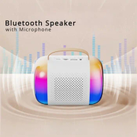 Portable Bluetooth Speaker Outdoor Smart Wireless Loudspeaker Mini Karaoke Microphone for Indoor Family KTV Audio Hifi Amplifier