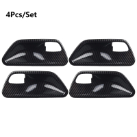 Bộ 4 nắp che lỗ tay nắm cửa nội thất kiểu carbon cho BMW các dòng 3, 4, F30, F34, 3GT