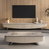Farmhouse Tv Stand Furniture Folding Space Savers Mobile Hoom Cabinet Shelf Mid Century Suporte Para Tv Storage Lowboard