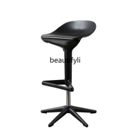 zqBar Stool Chair Lift High Chair High Stool Modern Minimalist Bar Chair Bar Stool Spoon Bar Chair
