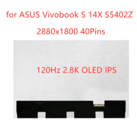 14.5" for ASUS Vivobook S 14X S5402Z 120Hz 2.8K OLED IPS Display LCD Screen Matrix Panel 2880x1800 40Pins