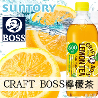 【SUNTORY三得利】CRAFT BOSS檸檬茶 600ml サントリー クラフトボス レモンティー 日本進口飲料