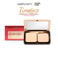 SimplySiti Timeless Two-Way Cake SPF30 Luminous Compact Powder Koleksi Eksklusif Kemasan Matte