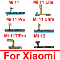 Power Volume Flex Cable For Xiaomi Mi 11 11T 11T Pro Ultra Mi 12 12X 12S 12T Pro Lite Ultra Side Button Flex Ribbon Parts