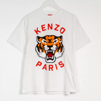 Kenzo Kaos KENZO PARIS TIGER 2024 ORANGE WHITE Tshirt 100% ORIGINAL