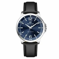Navy Club Jam Tangan Pria Coast - Leather Strap Blue