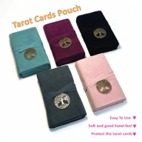 Tarot Cards Bag Storage Pouch Case Colorful Soft Witch Divination Accessories Jewelry Astrology Dice Box L765