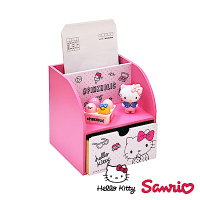 CY本舖 Hello Kitty 凱蒂貓單抽屜盒 美妝收納 飾品擺飾 置物盒 桌上收納(正版授權)