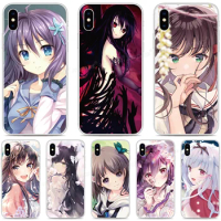 Anime Girls Soft Cover For Sony Xperia 5 1 II III 10 IV XZ5 XZ4 XZ3 XZ2 Compact XA1 Plus XA2 XA3 Ultra L4 L3 20 E5 Phone Case