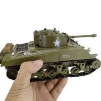 Henglong 1/30 Rc Tanks,sherman Vs Pershing Infrared Battle Tanks 2.4ghz Rc Battling Panzer Remote Control Us Model Tank