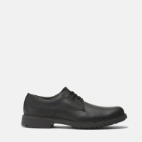 【Timberland 官方旗艦】男款黑色防水皮革休閒鞋(5549R001)