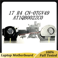 Radiator Fan For Dell Alienware 17 R4 Heatsink AT1QB002ZC0 100% Working Well CN-0TGV49 0TGV49 TGV49