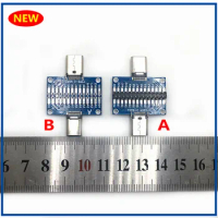 1PCS Male To Female Type-C Test PCB Board Universal Board With USB 3.1 Port Test Board With Pins 14P * 2 Adapter Plate Connecto