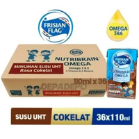 FRISIAN FLAG SUSU UHT NUTRIBRAN 110ml (1karton) coklat
