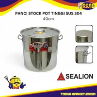 Panci Stock Pot Stainless - DRUM/STOCK POT TINGGI SUS 304 40cm SEALION