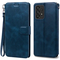 A73 A33 A53 5G Case For Samsung Galaxy A53 Case A536B Leather Wallet Flip Case For Samsung Galaxy A33 A73 Cover Coque Fundas