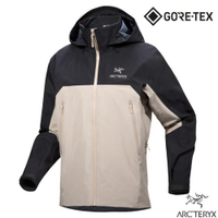 【ARCTERYX 始祖鳥】男 Beta AR Gore-Tex 3L 防水透氣連帽外套.風雨衣_X000007082 黑/盧恩褐