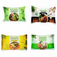 Mie / Noodle Instant Lemonilo Ayam Bawang, Goreng, Pedas Korea, Ayumie Goreng Korean Spicy, Goreng R