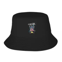 Gorillaz Rapper Camisetas Rock Band Bob Hat for Unisex Beach Sun Hat Style for Vacation Fishing Fisherman Cap Ispoti Cap