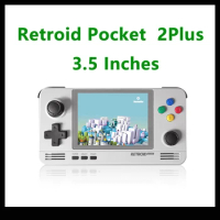 Retroid Pocket 2 Plus 3.5 Inch Touch Screen Handheld Game Console Android 9.0 Dual System HD Output 5G Children's Birthday Gift