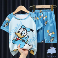 Children's pajamas, cute cartoon pattern, soft fabric, comfortable to wear, ready to ship from Thail