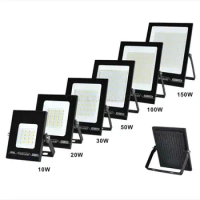 2021 New Ultra-thin 10W 20W 30W 50W 100W Led Flood Light Cool/Warm White Floodlights IP68 Outdoor Li