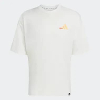 adidas Male Training T-Shirts Gfx Tee Joy Q3 Baju Fitness Pria [KC5862] A/M Off White