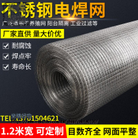 1.2米不鏽鋼網篩網304鋼絲網片方格養殖 圍欄網 電焊接網工業家用