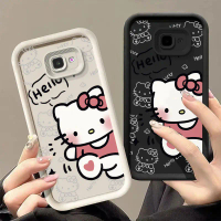 เคสโทรศัพท์, เคสสำหรับ Samsung J4 PLUS, J4 Prime 2018, J4+ J415, ปก Hello Kitty เต็มรูปแบบ, กันตก, ฝ