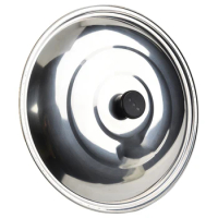 Wok Pan Pot Lids Stainless Steel Lid Replacement 32/34/36/38/40cm Cookware Parts For Saucepan Frying Pan High Quality