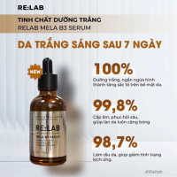 Tinh chất dưỡng trắng Relab mela b3 serum sáng da mờ thâm sạm nám 50ml