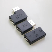 8K 60Hz DisplayPort DP Adapter 4K 144Hz Display Port Male to Mini Displayport Female Converter for PC computer