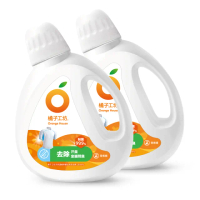 【橘子工坊】天然無香精制菌洗衣精-去味除臭1800ml x 2瓶(洗淨冠狀病毒/AB型流感病毒)