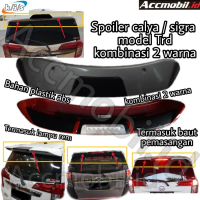 SPOILER TOYOTA CALYA TRD PLASTIC DENGAN LAMPU