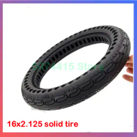 16 inch tyre 16*2.125 solid tire Electric Vehicle tire 16x2.125 Non inflation tubeless tyre fits Folding electric bicycle E-bike