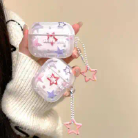 For Apple AirPods 1/2 / 3 Case air pods pro2 cover cute star / cartoon Earphone Case AirPods Pro Cover Charging Box airpods3