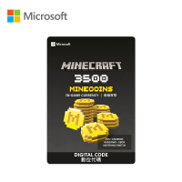 【Microsoft 微軟】Minecraft遊戲貨幣 3500(下載版購買後無法退換貨)