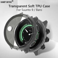 Soft Silicone TPU Case For Suunto 9 Spartan Sport Wrist HR Baro SmartWatch Transparent Protective Shell - No Screen Protector