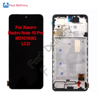 6.67" Original For Xiaomi Redmi Note 10 Pro LCD Display Touch Screen Digitizer Assembly For Redmi Note 10 Pro Display M2101K6G