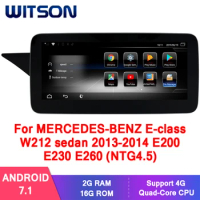 WITSON Android Big Screen CAR DVD GPS For MERCEDES-BENZ E-class W212 sedan 2013-2014 E200 E230 E260 (NTG4.5)