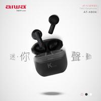 【AIWA 日本愛華】真無線藍牙耳機 AT-X80K  (ENC環境降噪技術/IPX4防水設計)【APP下單最高22%點數回饋】